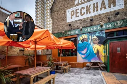 Prince William Pulls Pints at Peckham Pub; South London, 2026