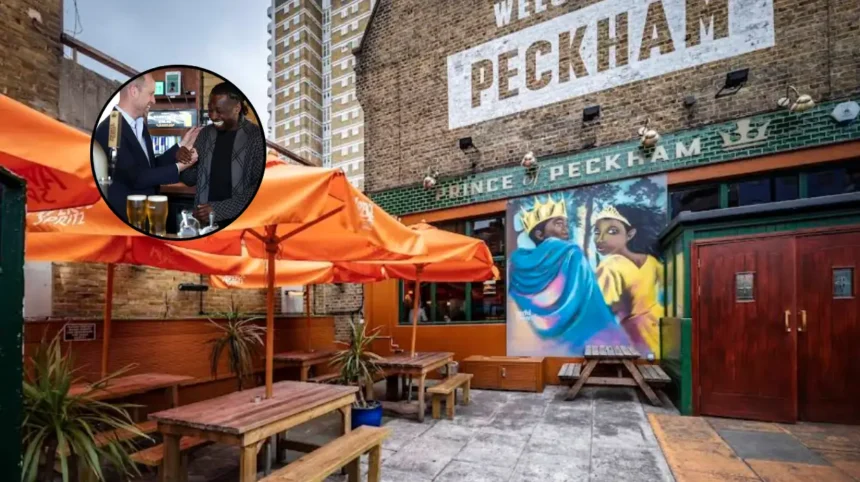 Prince William Pulls Pints at Peckham Pub; South London, 2026