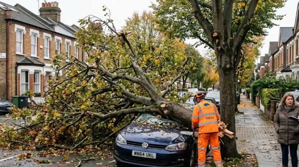 What counts as a fallen tree in Wandsworth?
