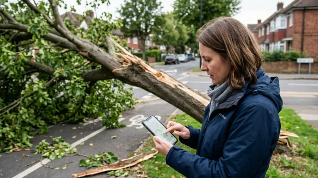 What is Bromley’s tree reporting map?
