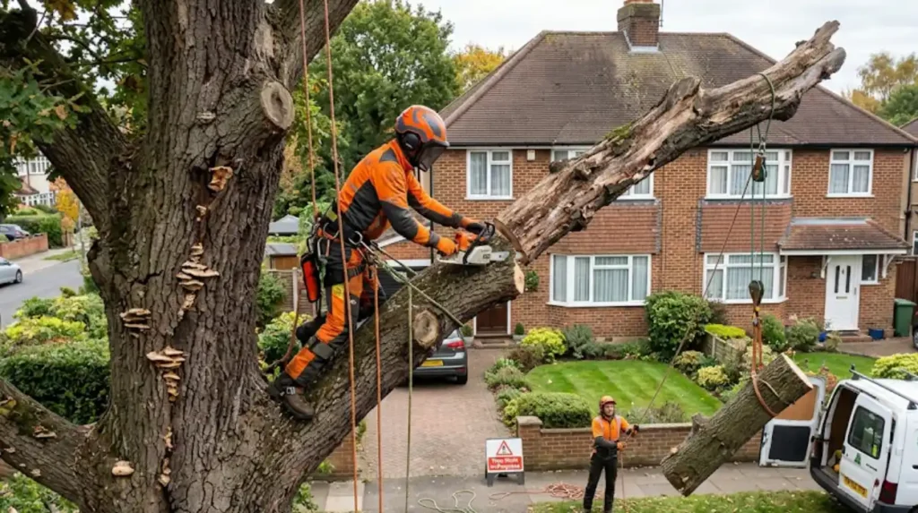 What should I do if a private tree is dangerous on my property?