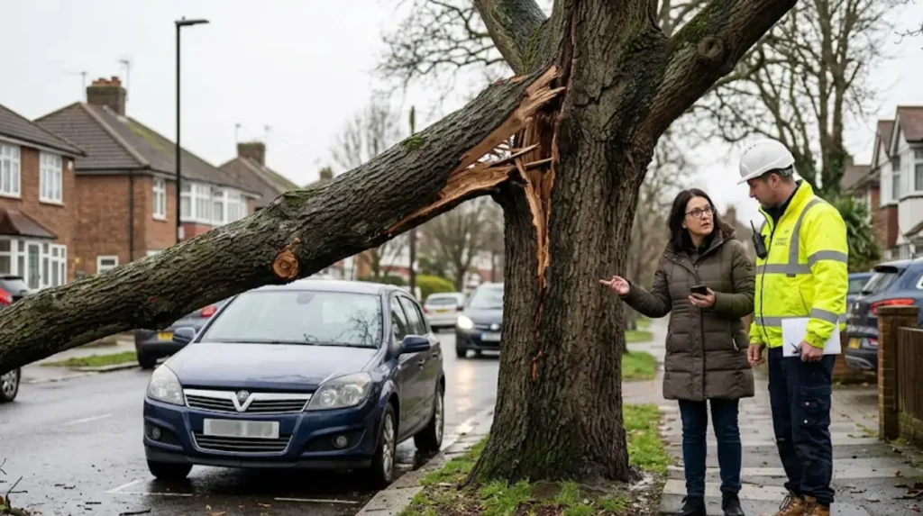 What should residents do before and after reporting?