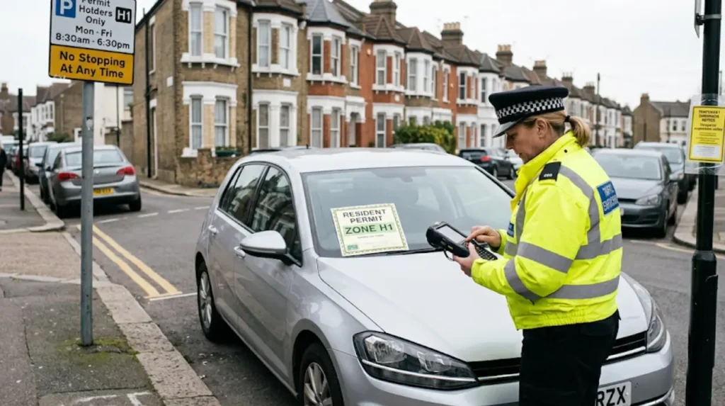 Where can you legally park once your resident permit is active?