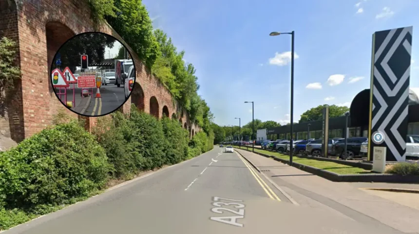Croydon road closures and summer traffic restrictions with tram works 2026
