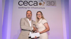Gabriela Named Most Promising Trainee Civil Engineer at CECA Southern Awards