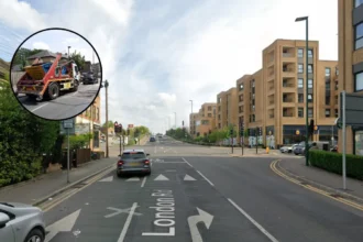 Hackbridge raised crossing sparks shop vibrations, 2026