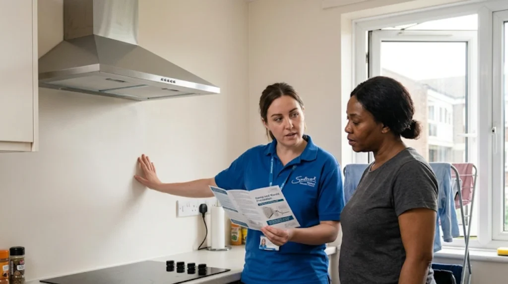 How can Southwark tenants help prevent damp and mould after repairs are completed?