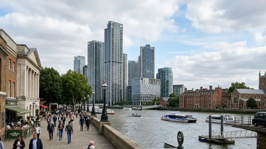 How does Lambeth balance heritage with modern development?