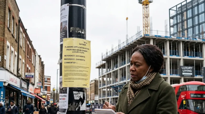 How to object to new luxury flat builds in Brixton