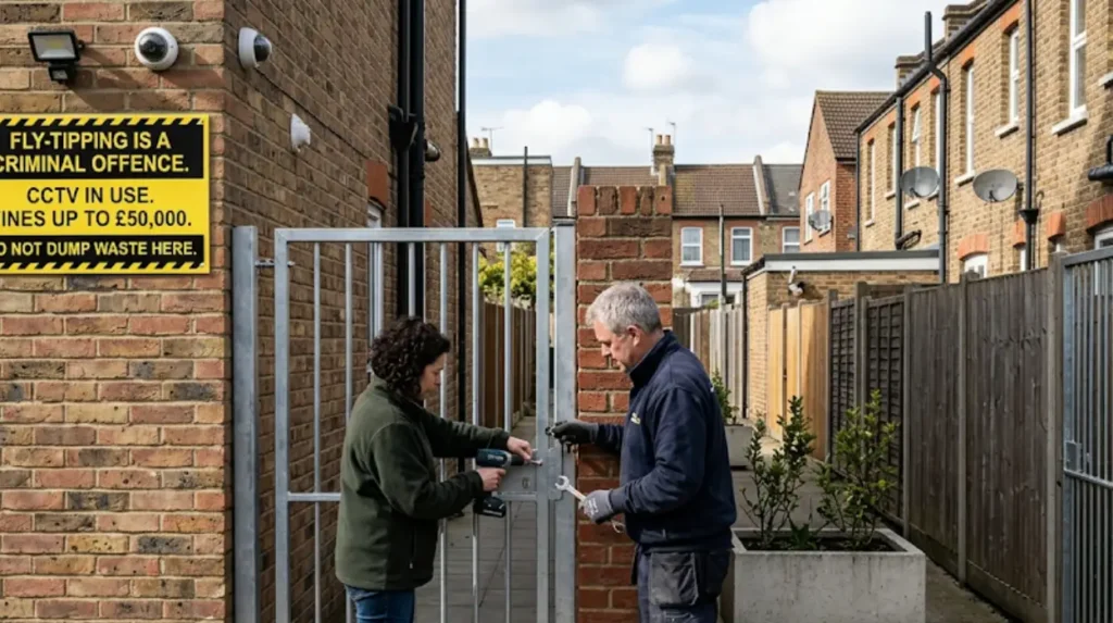 How you can prevent fly-tipping in your South London alleyway