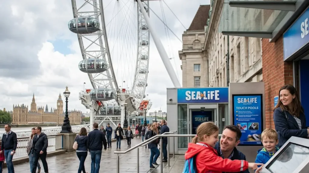 What are the top paid attractions for families in Lambeth?