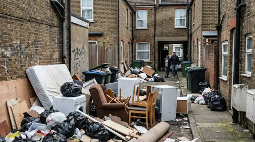 What is fly-tipping and why does it matter in South London alleyways