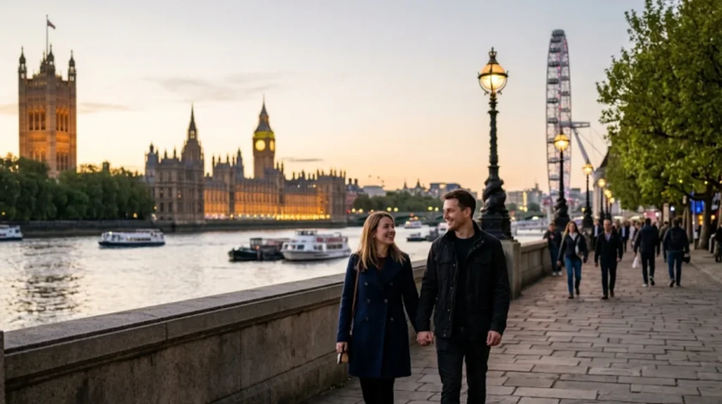 What makes Lambeth a romantic destination for couples?