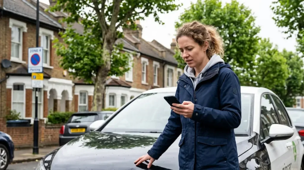 What options exist to report a faulty Zipcar in South London?