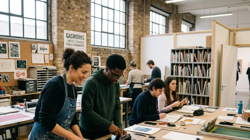 Which cultural institutions support creative industries and professional development?