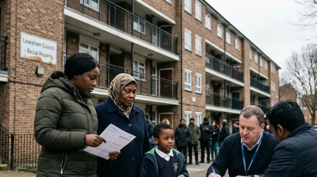 Who can apply for social housing in Lewisham?