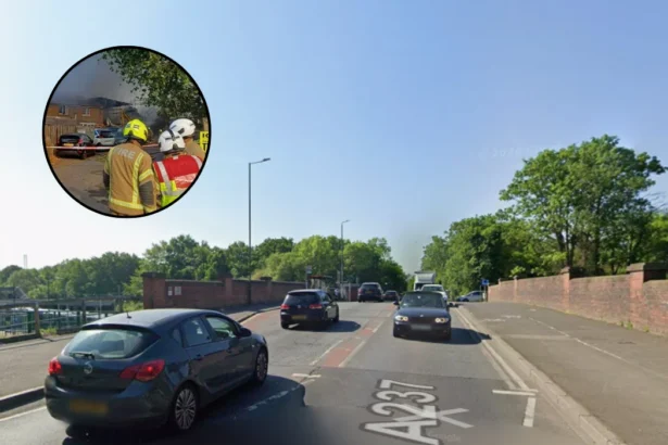 Massive Mitcham Industrial Fire Battled by LFB: Mitcham 2026