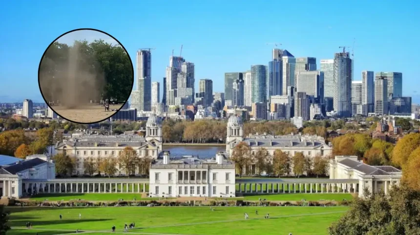 Mini-Tornado Sweeps Greenwich Park During Warm Spell: Greenwich 2026