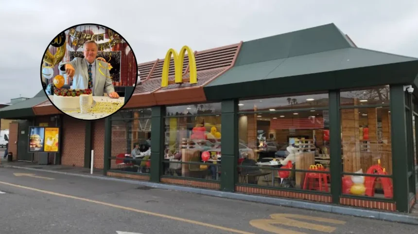 Terry Eagle Marks 50 Years With McDonald's In Catford 2026