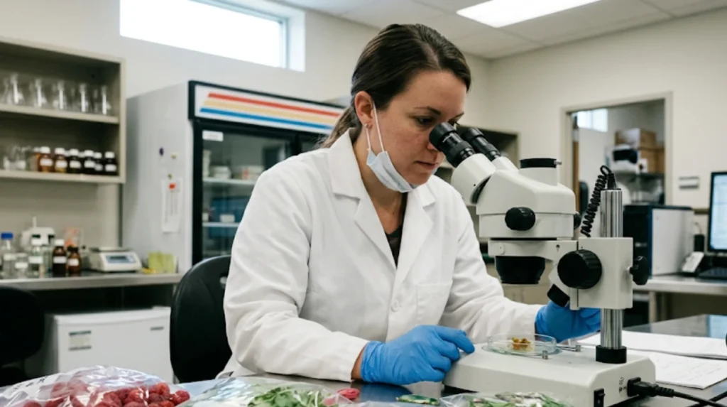 What is cyclosporiasis and how does it spread?