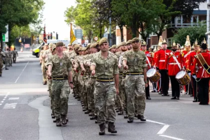 1 PWRR Homecoming Parade Celebrates Return to Woolwich Garrison 2026