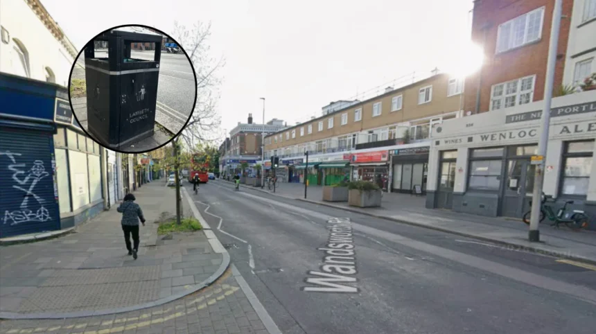 Bins Return to Clapham High Street After Council Dispute Clapham 2026