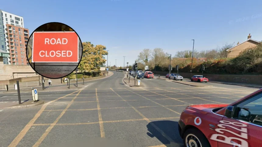 Burst Water Main Causes Sinkhole on A21 Masons Hill Bromley 2026