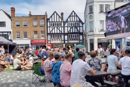 Fire Destroys Stalls At Kingston Market Place, London 2026