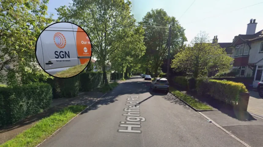 Highfield Road Purley Closes For Major Six-Week SGN Gas Works Purley 2026